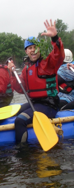 Stag and hen party groups love to raft build in The Lake District.